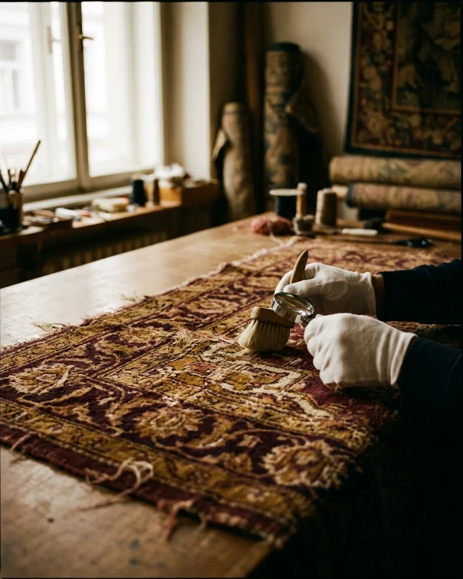 Restauration pro de tapis anciens: valeur et esthétique