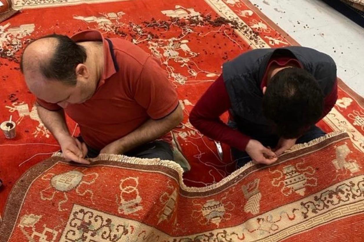 Expertise de tapis à Nice — atelier L'Art de la Restauration