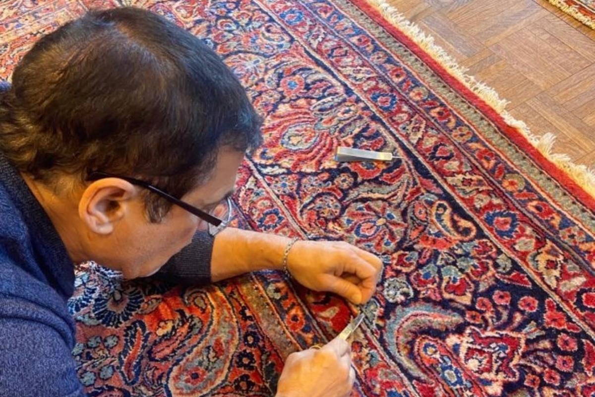 Restauration de tapis à Nice — atelier L'Art de la Restauration