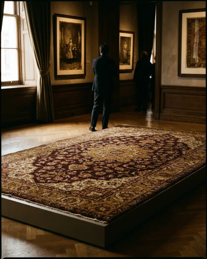 Tapis Kashan ancien de 1930 aux teintures végétales, pièce recherchée des collectionneurs